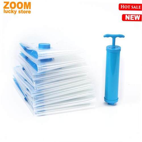 10PCS vacuum bag gift Electric pump vacuum storage bags