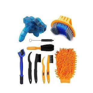 Bike Cleaning Kit Bicycle Chain Cleaner Scrubber Brushes0
