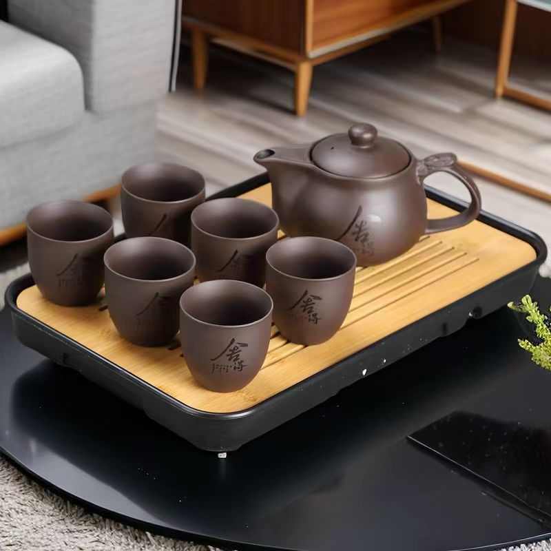 紫砂壶大容量泡茶壶紫砂单壶中式家用功夫茶杯茶具带滤网泡茶套装