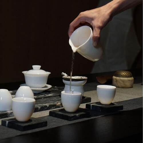 厂家天然大理石苏里南黑干泡台家居摆件装饰品样板间酒店
