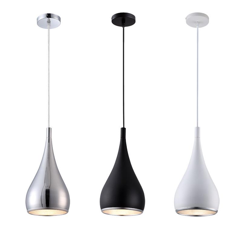 铁艺餐厅吊灯北欧办公室奶茶店样板房后现代简约创意款卧室床头灯