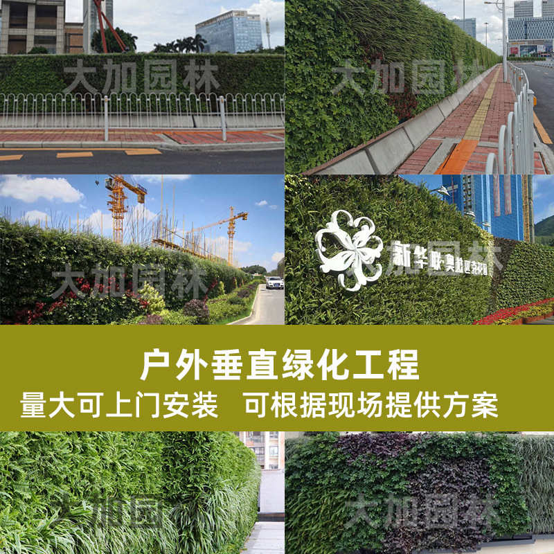 植物墙盒子垂直绿化花盆容器户外景观花墙立体工程壁挂围挡种植盒