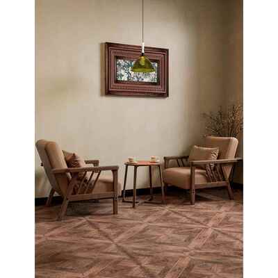 复古奶茶店待咖厅桌啡椅组合休闲区餐厅卡座沙发椅会接洽谈客商用