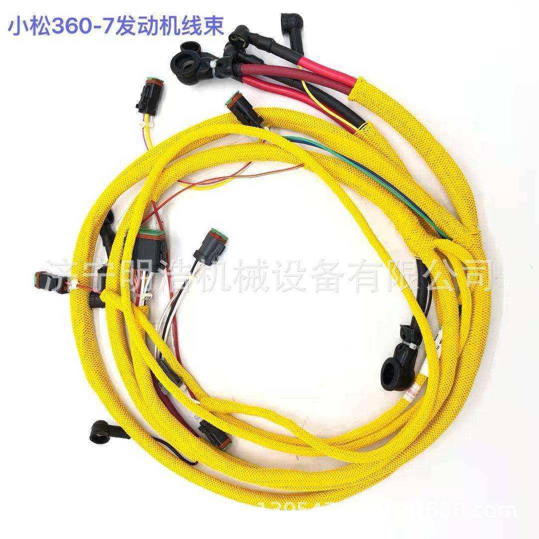 挖掘机pc360-7发动机罩线束发动机罩泵门 全车配件驾驶室线束油缸