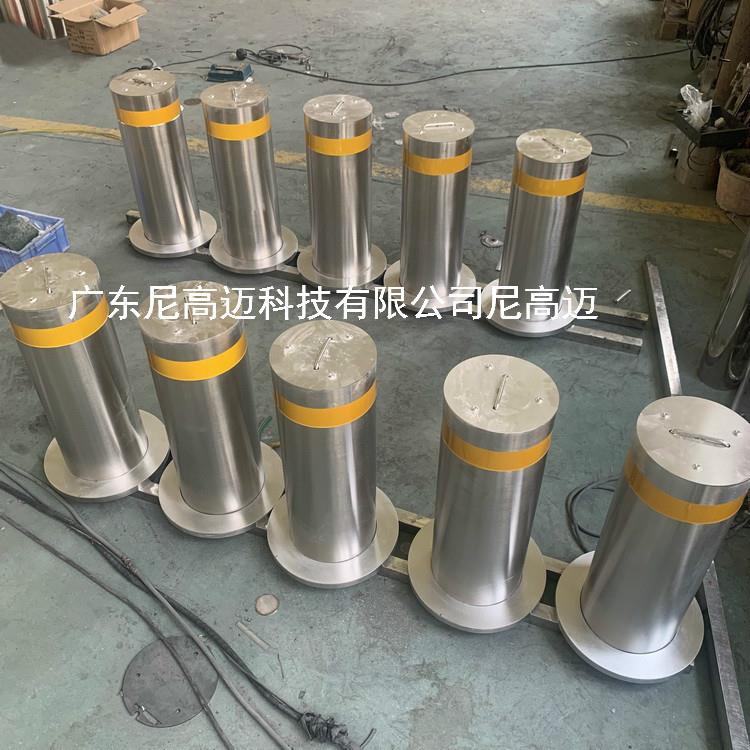 固定式移动路桩邯郸步行街可移动拆卸式防冲撞柱手动不锈钢挡车庄
