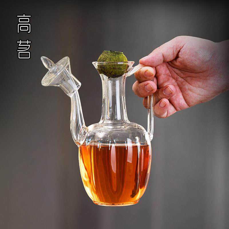 小青柑专用泡茶壶玻璃耐高温煮茶器黑晶炉烧水壶茶具套组高端家用