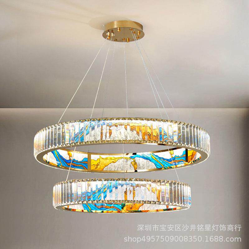 新中式客厅吊灯中国风铁艺别墅酒店餐厅大气吊灯创意家用全屋灯具