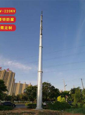 10KV-220KV电力直线钢管杆 18米金属电线杆塔重量 电力钢杆厂家