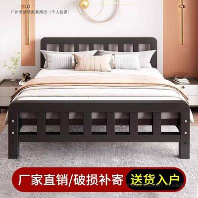 铁艺床家用卧室管床SSL加粗钢密单人床加厚床龙骨出租屋加固铁架