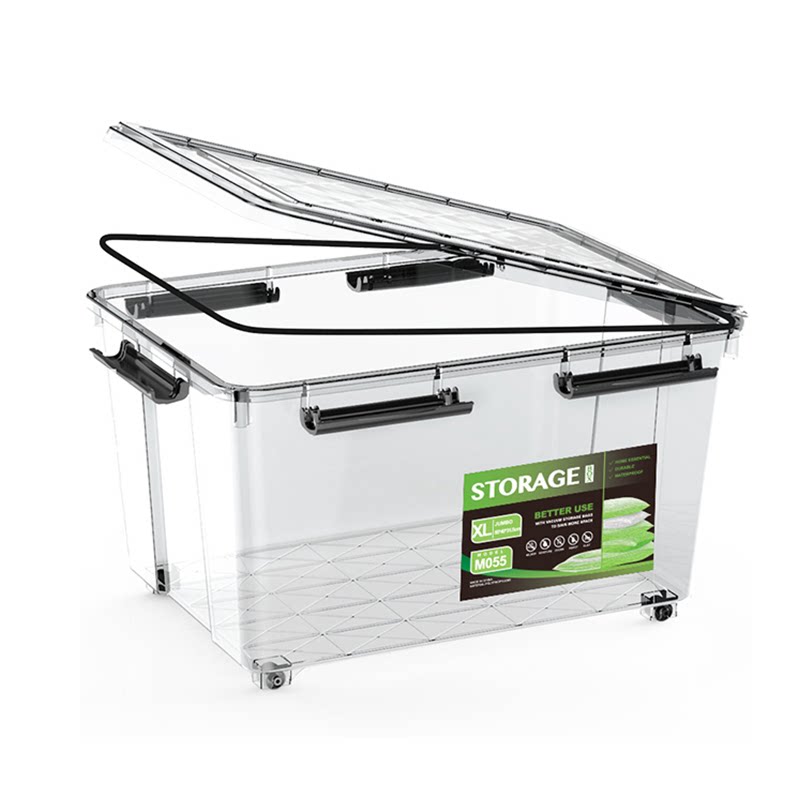 塑料收纳箱防潮防尘防虫衣服防霉储物盒家用透明整理密封箱大新品