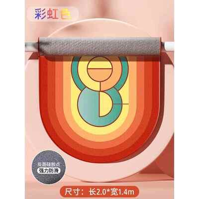 高档跳绳减震垫隔家音运动地子专业矽胶防滑用音健身跳静垫舞毯瑜