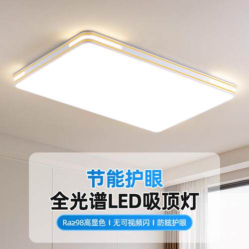2026新款大厅客厅餐厅led主卧室吸顶灯护眼灯具全屋套餐