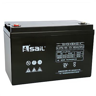 风帆蓄电池6-GFM-100铅酸免维护12V100AH太阳能通讯UPS EPS保三年