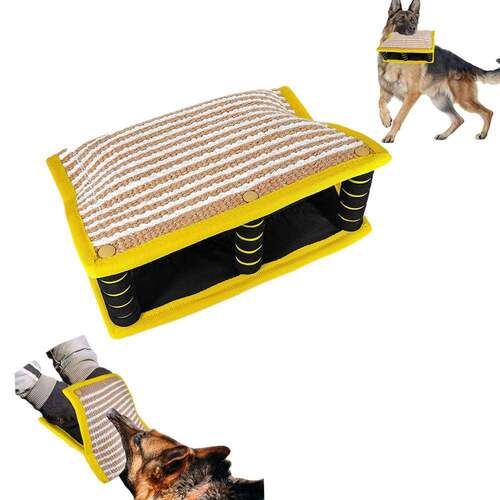训犬粗麻三手柄咬枕德牧马扑咬枕咬包咬棒Dog bite pillow