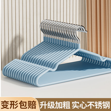 衣架家用防滑无痕加粗挂衣架学生宿舍用2025新款成人晾衣撑子衣挂