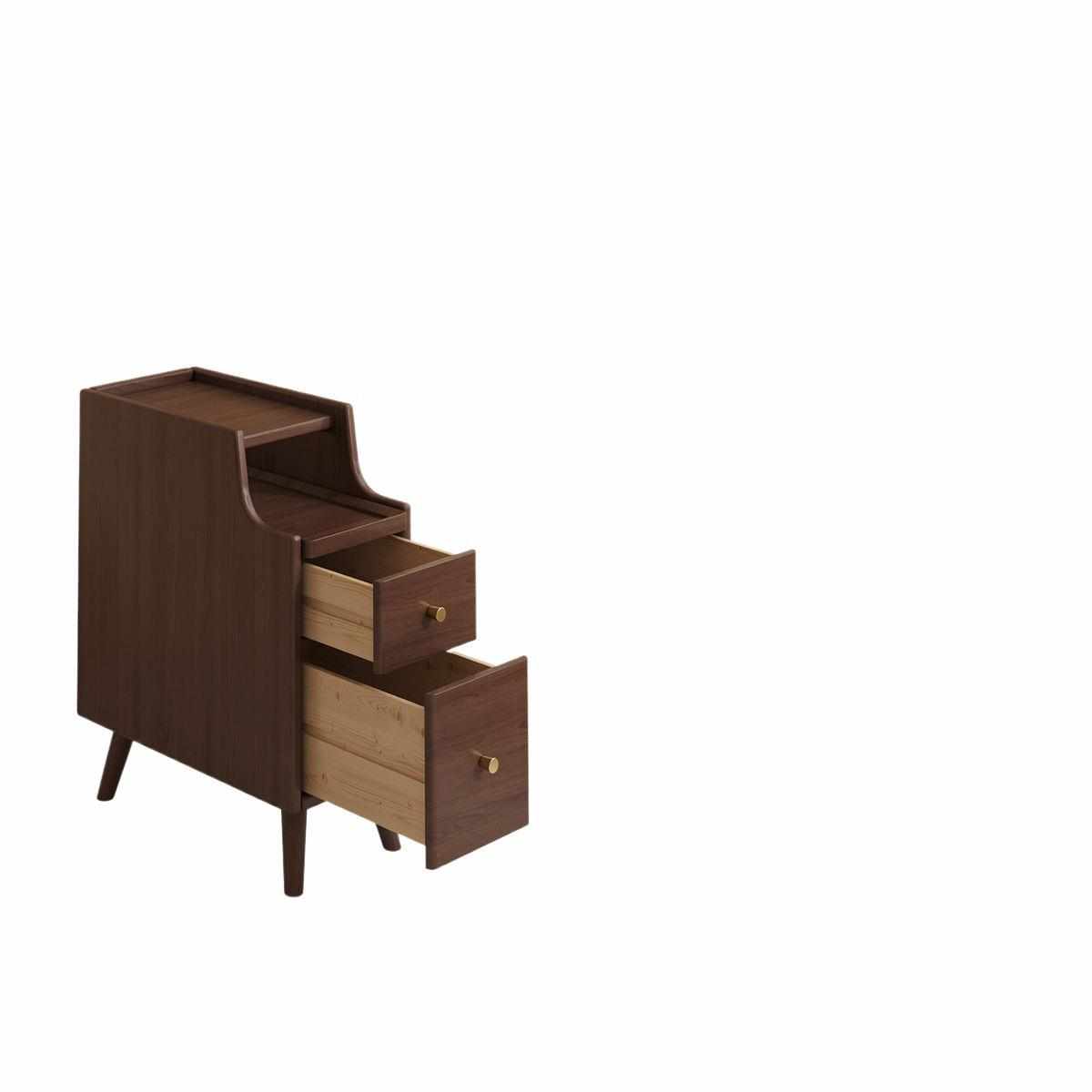 航航家具实木床头柜迷你小型卧室极窄床边柜超窄20cm30公分简约夹