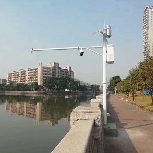 户外风光互补监控立杆农业气象站监测立杆太阳能雨量计雷达监测杆