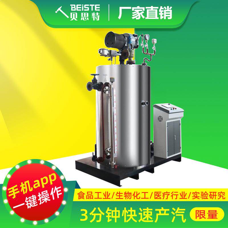 套管蒸汽发生器 贝思特厂家直销套管500公斤直流式燃气蒸汽发生器
