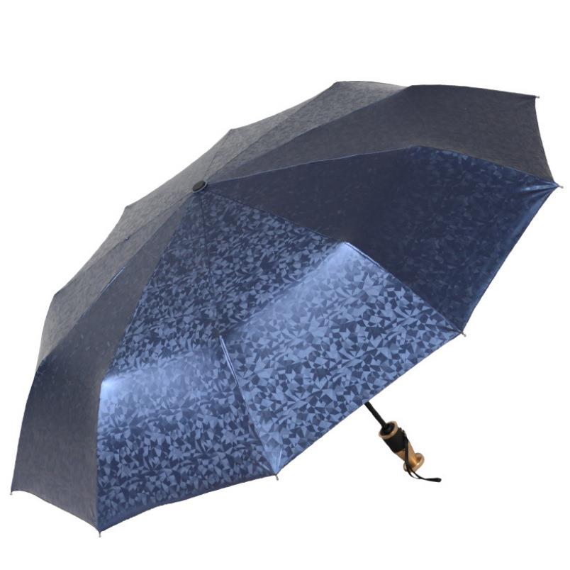 劳斯莱士商务全自动男女折叠雨伞男士防晒三折伞晴雨两用伞可