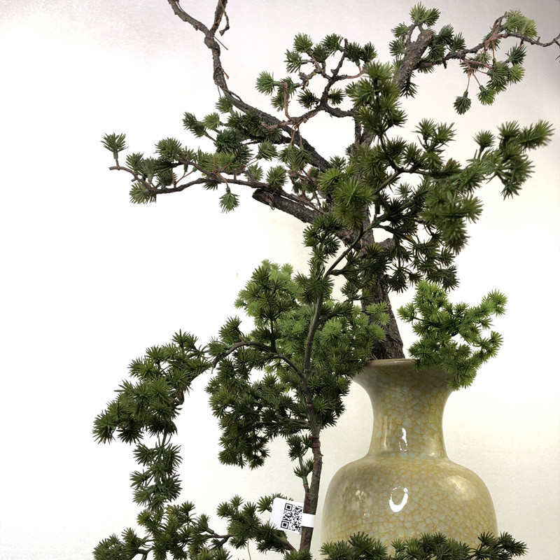 仿真【植物工厂装饰仿真松树松针 摆件树绿家居盆景直销】盆栽 小