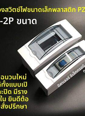 PZ30配电箱 1P2P回路明暗装空开盒 DZ47小型断路器漏保空气开关盒