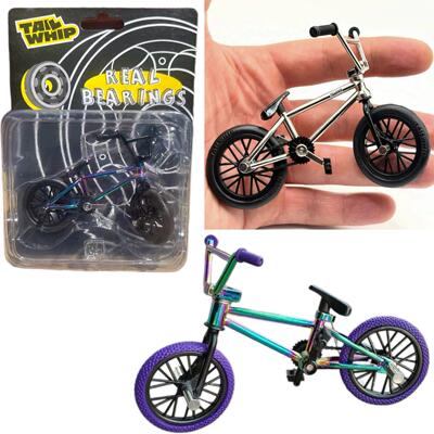 美国TAILWHIP Finger BMX手指小轮车手指单车紫色合金自行车模型