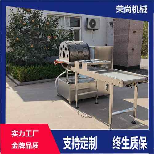 供应北京烤鸭饼机 方形蛋皮机器 电磁加热春卷皮机