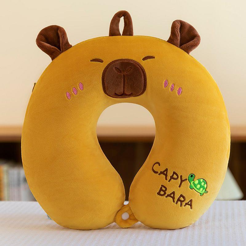 可拆洗记忆棉恐龙颈枕头枕u型枕颈椎飞机旅行枕慢回弹可拆洗LOGO