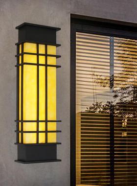 新中式户仿云石壁灯程款外灯防水墙墙壁景观灯le工79022d市电22外0v