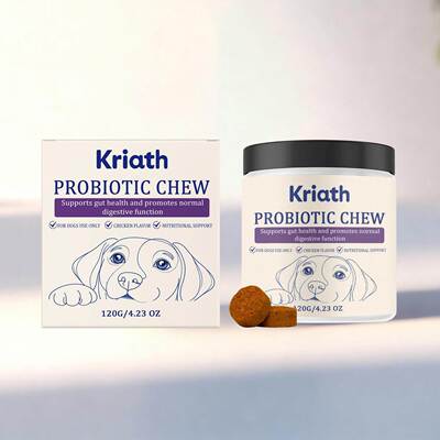 Kriath Dog Probiotic Chews Gentle Formula for Daily Pet Care