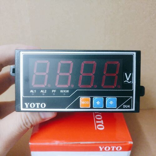 北崎电气YOTO 数显交直流真有效值智能电压表 DU4-AV DU4-DV