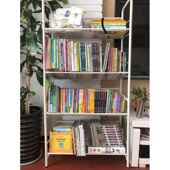 书量架容书本收卧纳大QCH架儿童书架室书房学生书柜可移动推车置