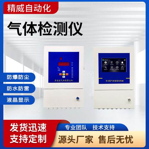 高精度甲烷检测仪壁挂式气体检测仪扩散式检测读数直观