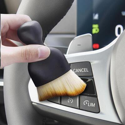 Car Cleaning Brush, Short Flock Interior Brush, Air Conditio