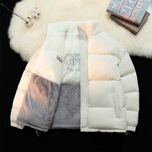 American New Trendy Loose Jacket Men Comfortable Thermal