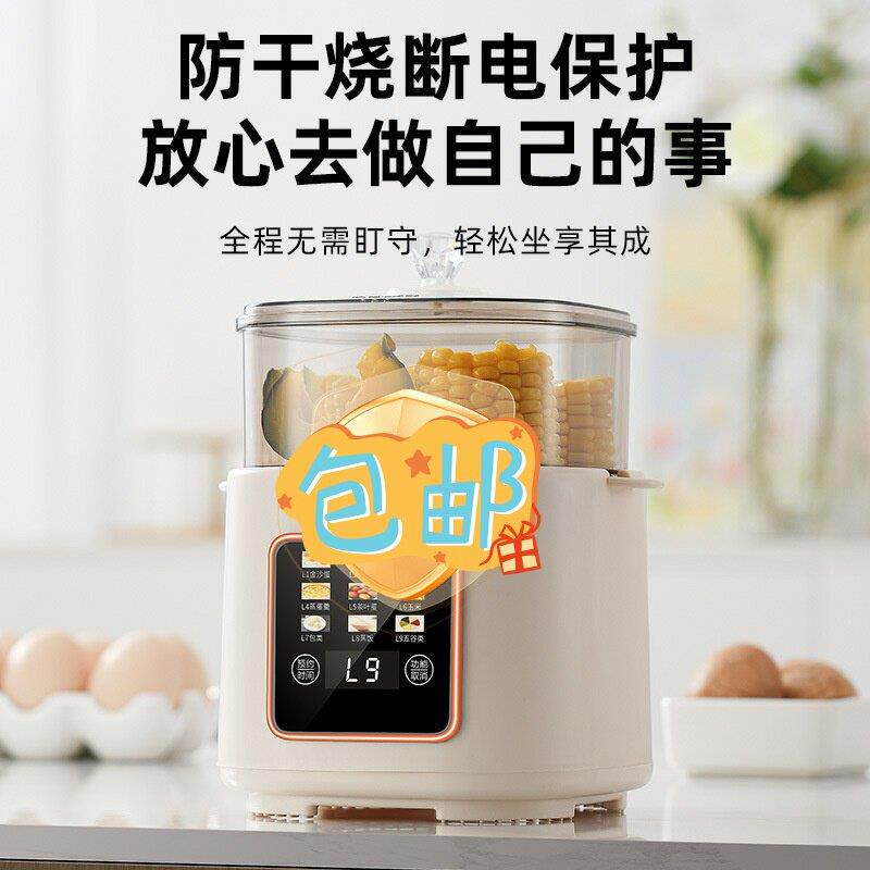 【改超连结】跨境多功能迷你煮蛋器早餐机蒸蛋器蒸笼110V美规美国