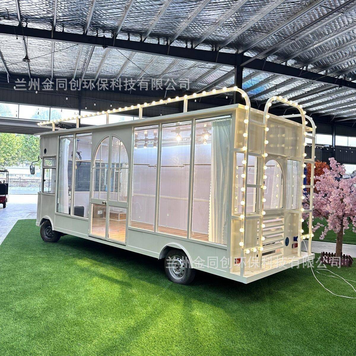可移动售货亭小区公园售卖亭夜市摆摊小吃车户外成品岗亭金同创