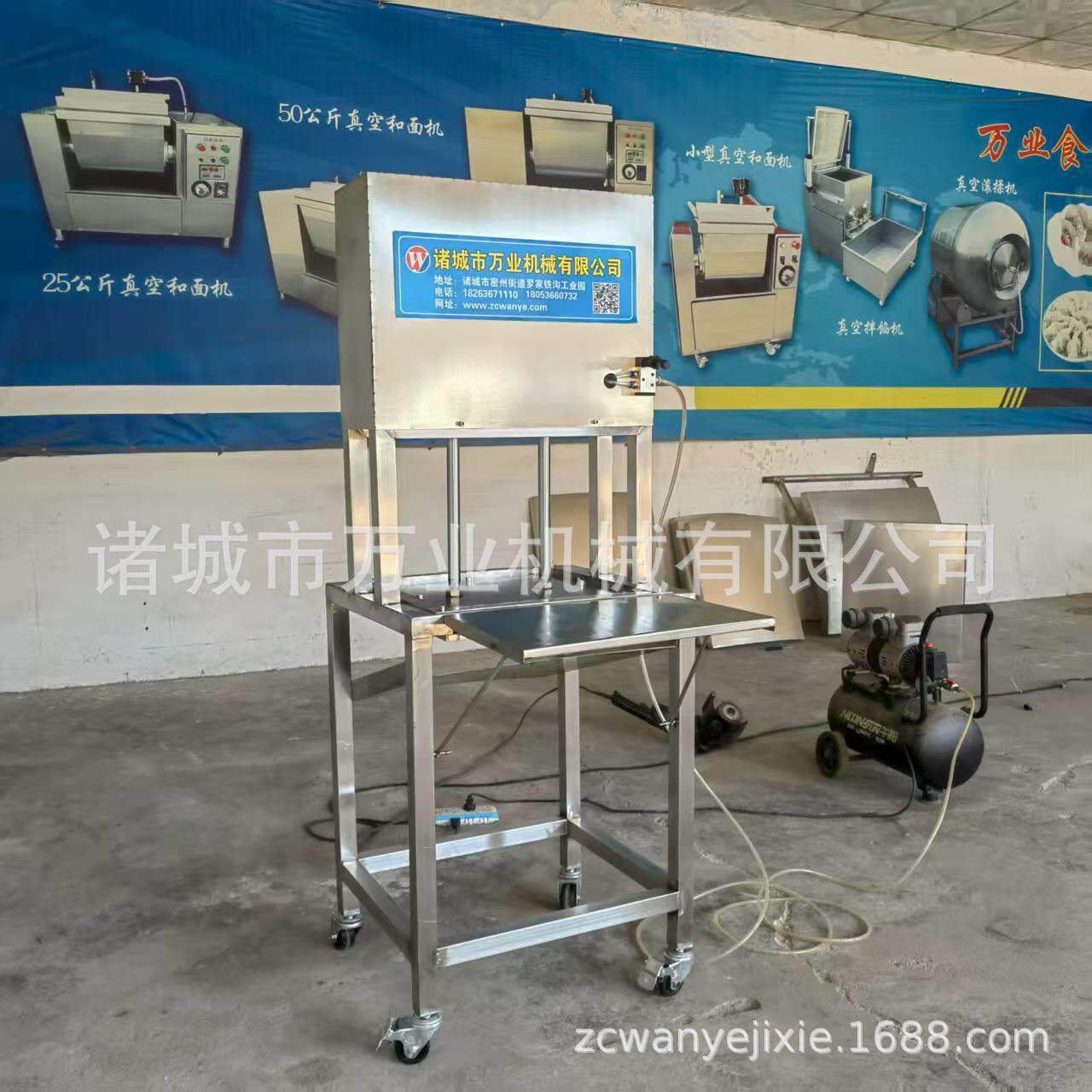 奶酪山楂糕不锈钢切块机千叶豆腐气动切块机尺寸大小联系工厂