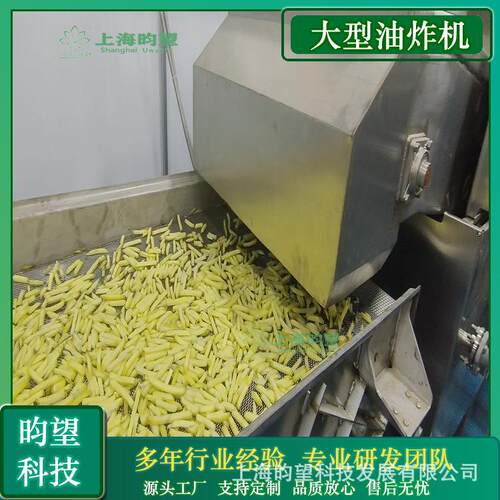昀望法式薯条油炸设备 连续式大型油炸机 多种型号
