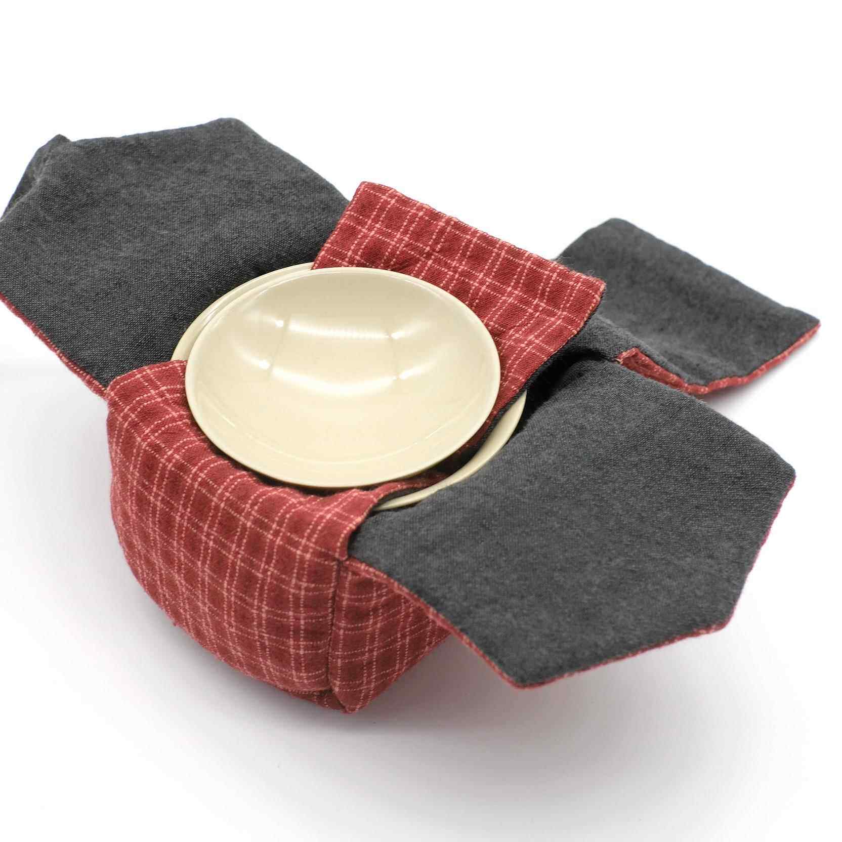 采购产品便携式茶具化妆品袋，公平杯，紫砂壶，有盖碗，内置茶杯