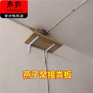 燕子窝接粪板鸟窝墙边托粪盘隔板支架房屋檐墙壁鸟拉屎防掉挡屎板