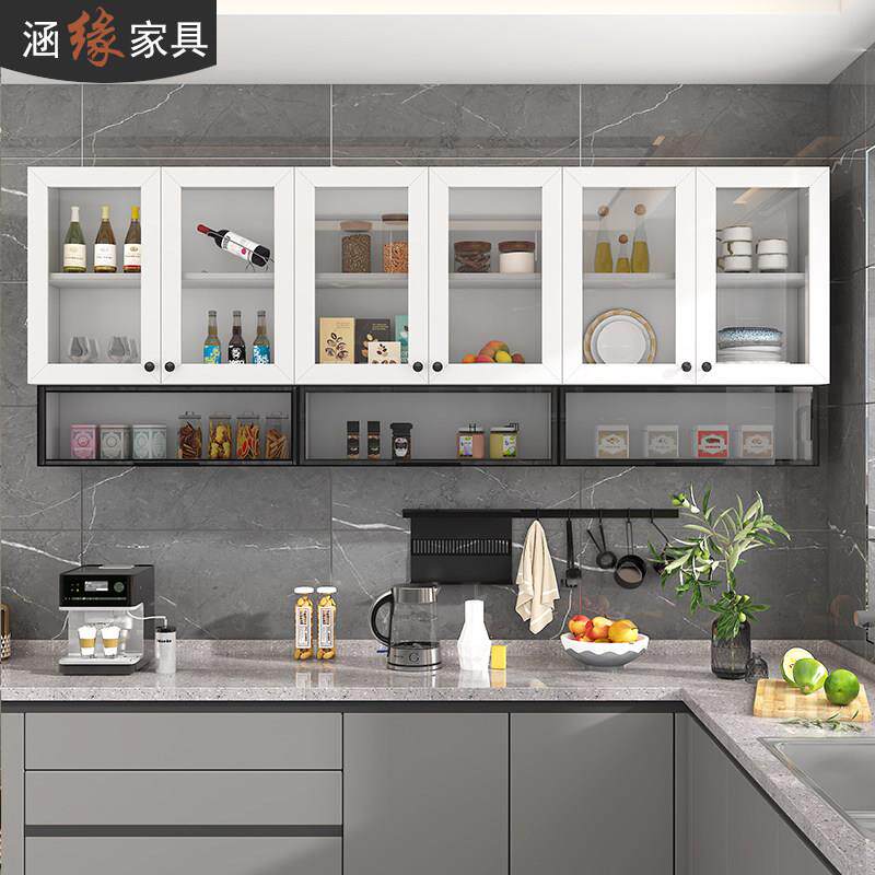 厨房柜7DG4墙壁柜橱柜客厅挂墙式置物台架阳柜墙上收纳壁吊柜定制