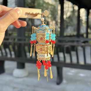 国发潮故宫大吉宫灯灯笼磁吸冰贴文RSF创旅游纪念收藏箱品国光风