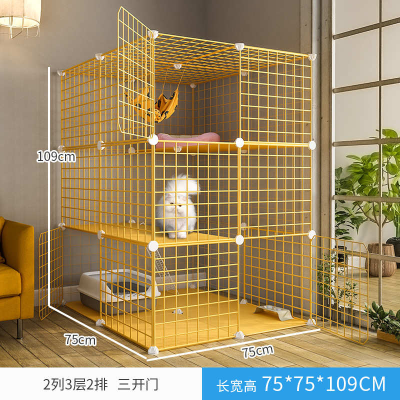 猫笼子室内小型屋家用三层带两层自由空间超大厕所别墅猫猫咪一体