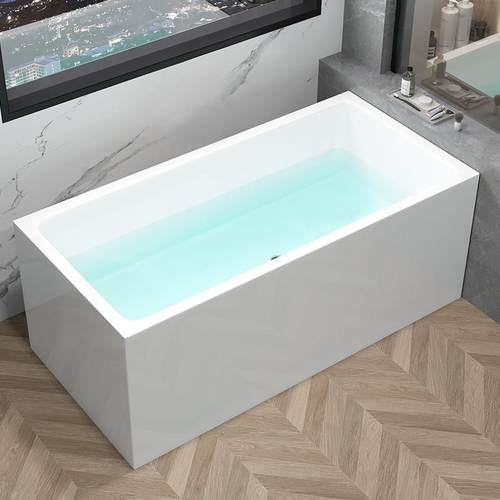 新款方形浴缸家用成人独立一体保温小户型酒店民宿欧式亚克力浴盆