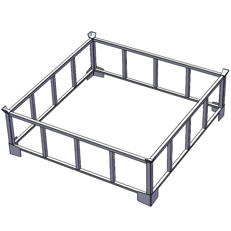 可拆卸托盘围栏厂家销售固定式可堆叠网格围栏可适配多种托盘