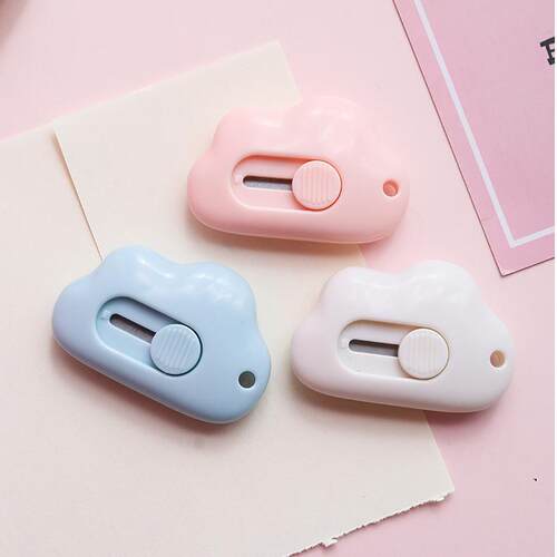 Japanese-style cute cloud mini portable student utility knif