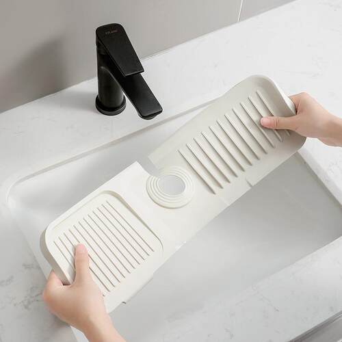 Silicone Drying Mat, Faucet Drying Mat, Kitchen Countertop S