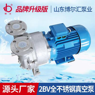 2BV5110水环不锈钢真空泵 精铸材质304 2BV系列4kw水环式真空泵