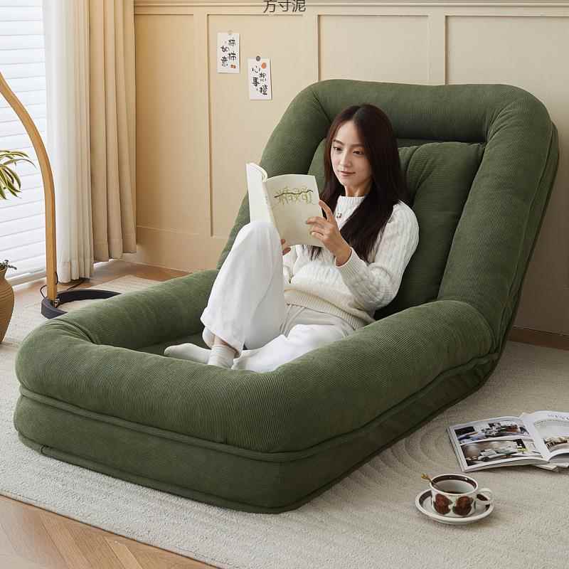 懒人沙发双人卧室人类狗窝折叠榻榻米可折叠阳台网红单人沙发床厂